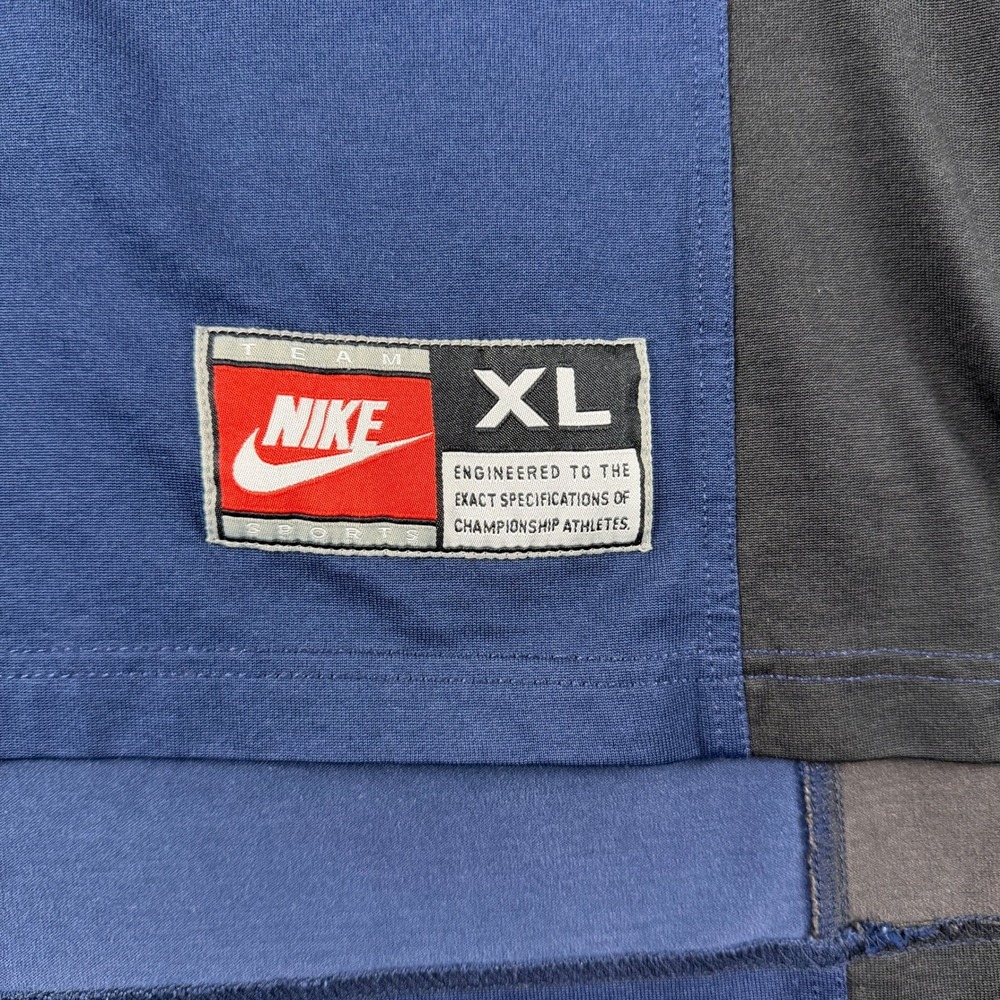 Vintage Nike Team Georgetown Hoyas‎ Basketball Jersey Mens XL Blue Black V Neck - Picture 5 of 10